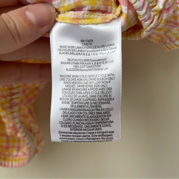 BCBGeneration Gingham Crop Top Size XS - Picture 6 of 10